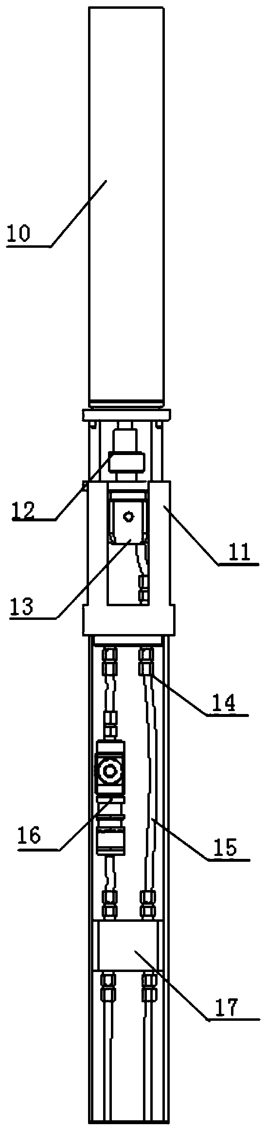 Electro-hydraulic anchoring device