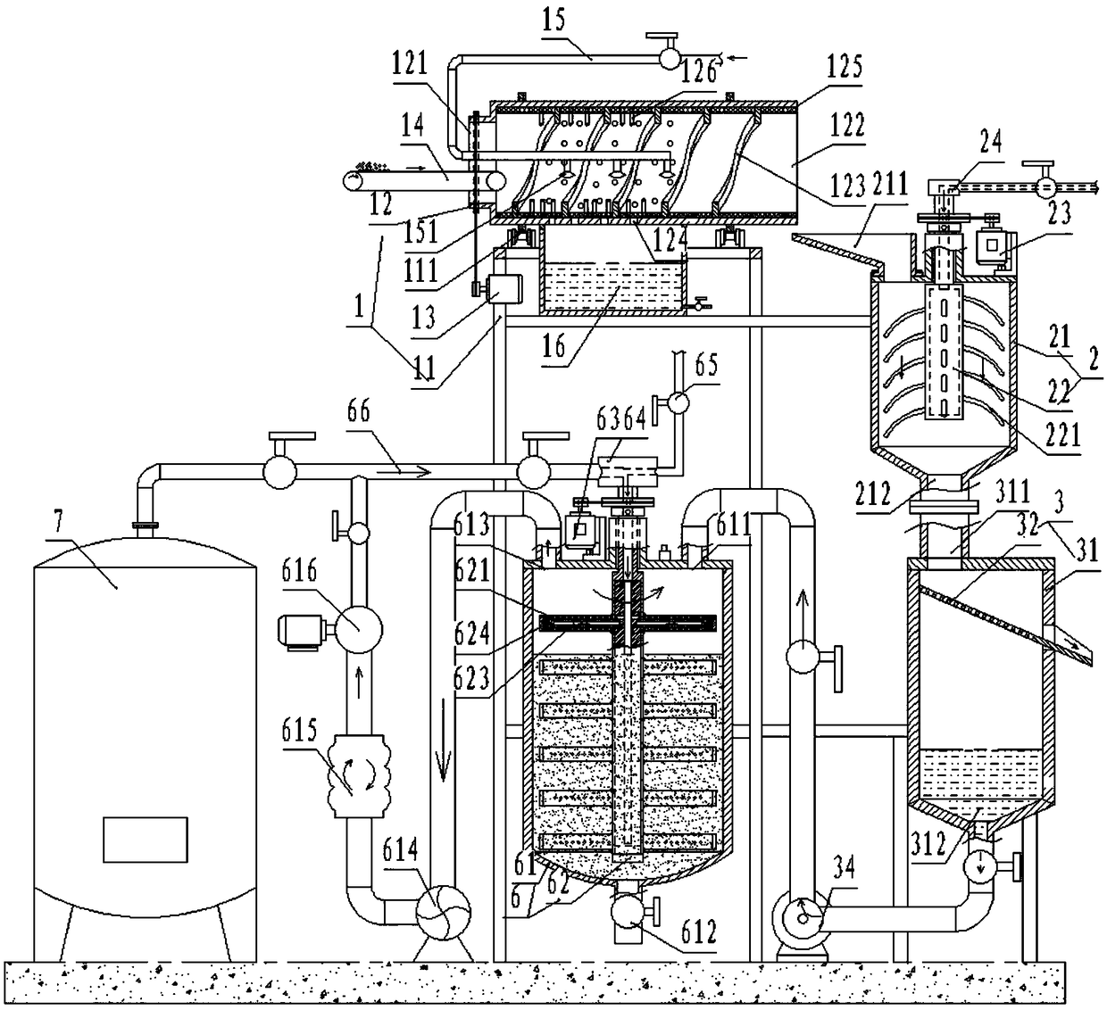 Grape processing and treatment equipment with cleaning function