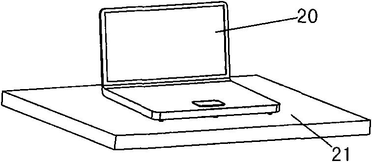 Wireless power ultrasonic diagnostic apparatus