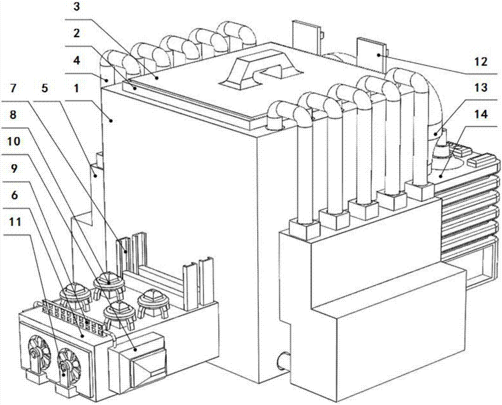 Virus preventing and controlling device for potato storage