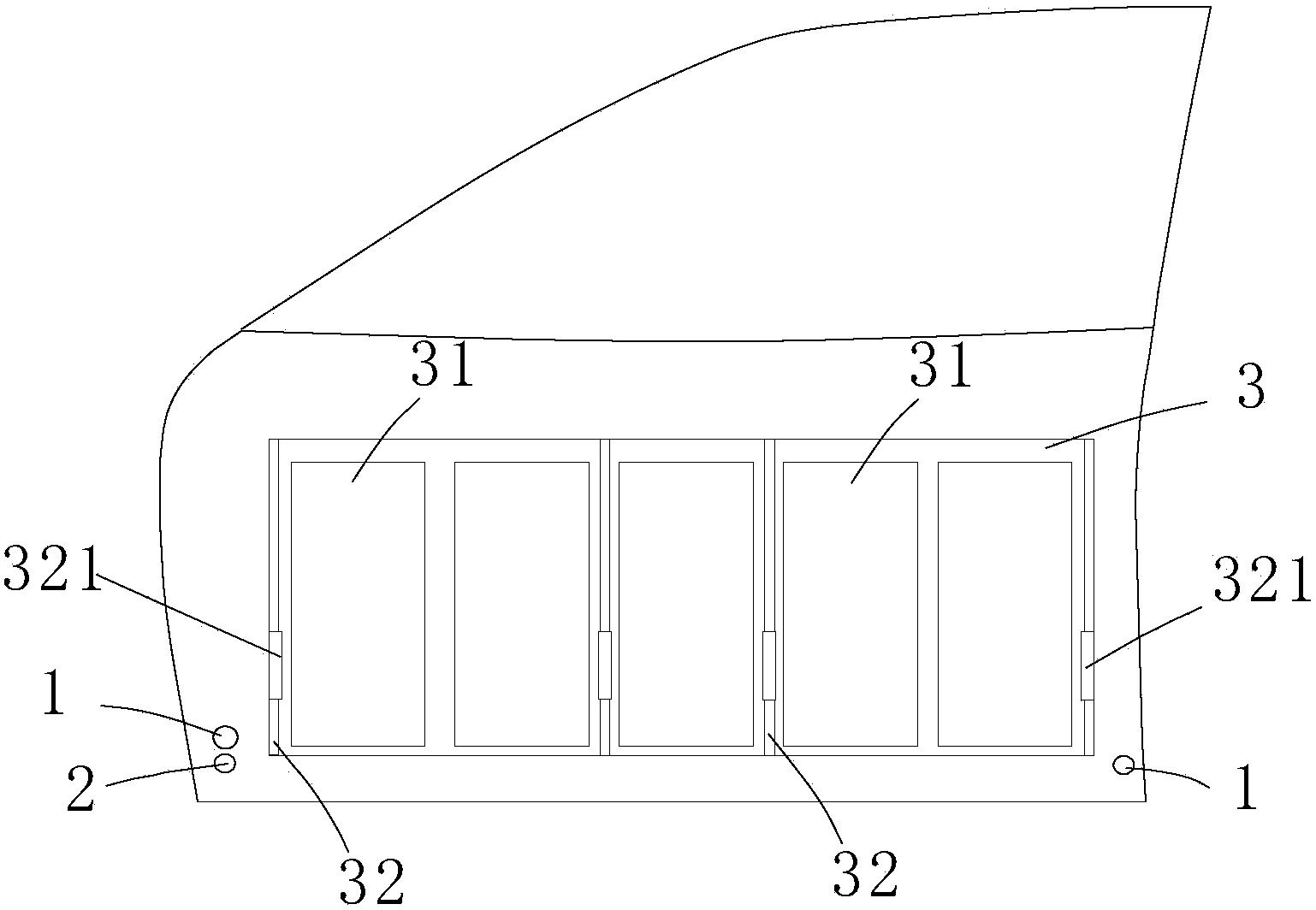 Automobile outer airbag pre-starting system based on artificial neural network algorithm