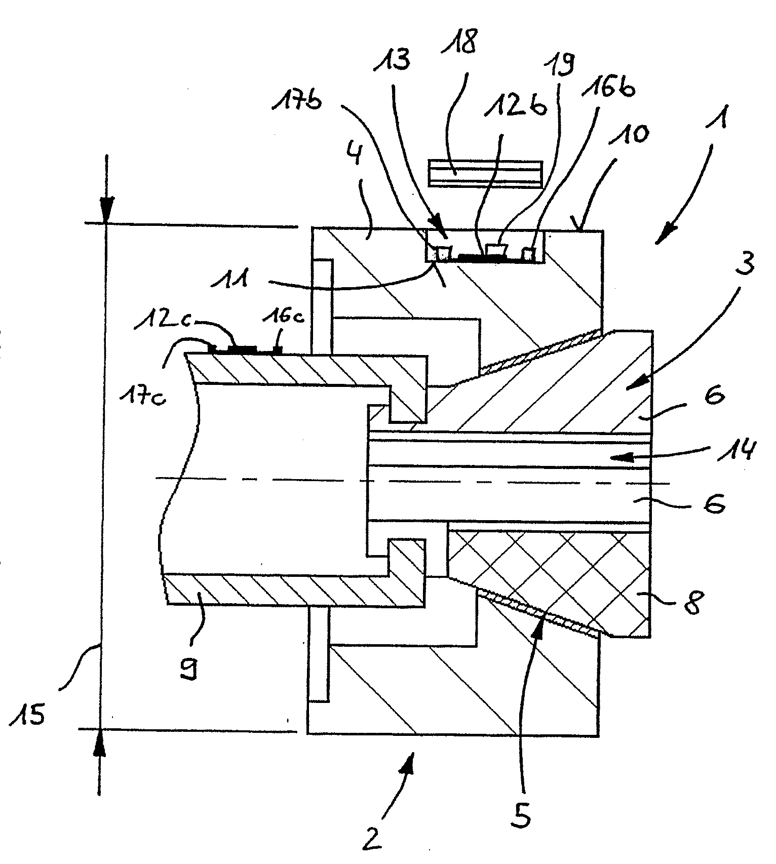 Chuck Body for a Chuck, Chuck and Method for Determining a Clamping Force on Such a Chuck