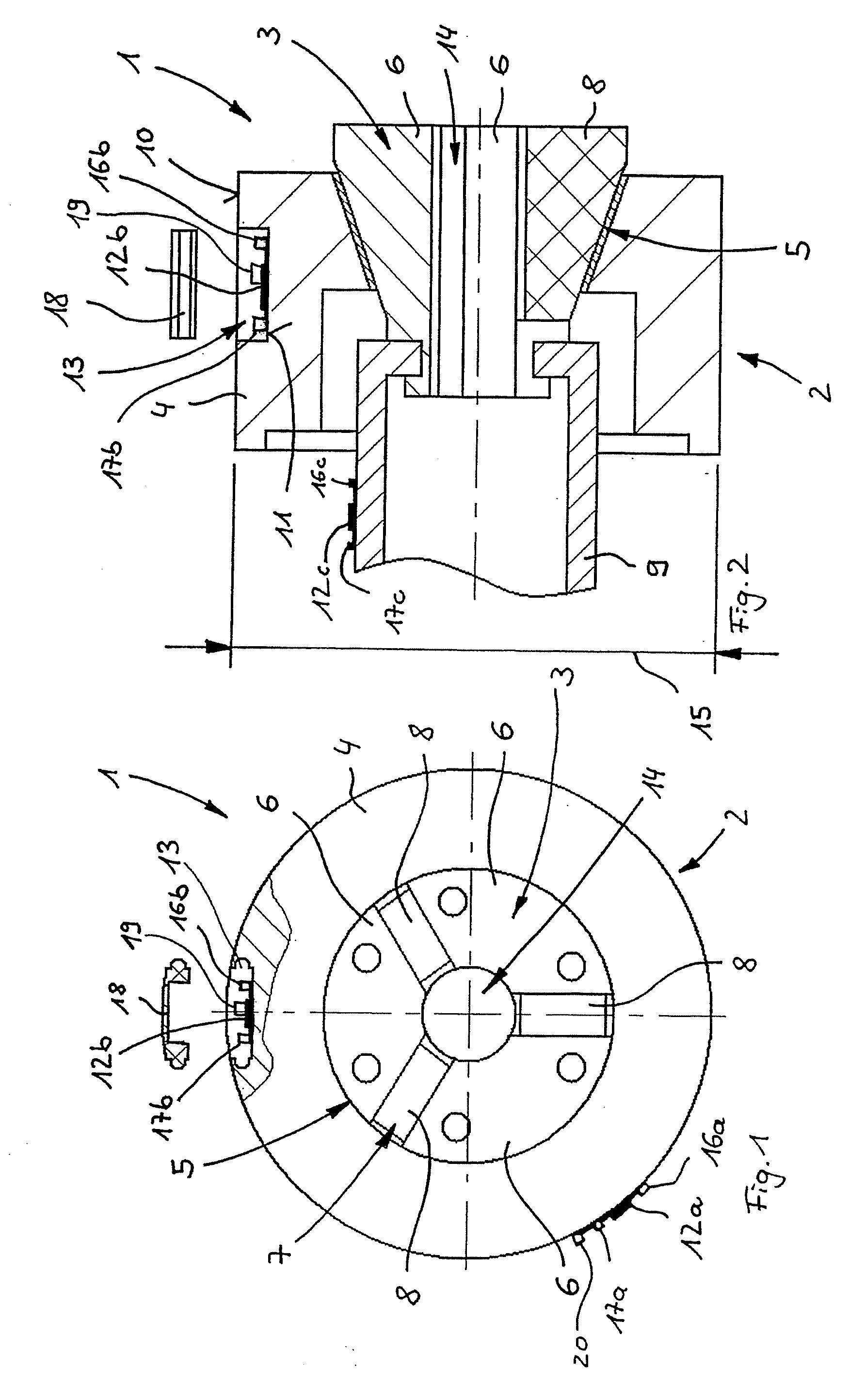 Chuck Body for a Chuck, Chuck and Method for Determining a Clamping Force on Such a Chuck