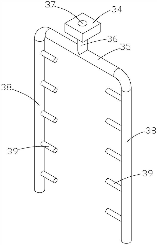 Yarn cooking device and processing method for processing yarn-dyed four-way stretch fabric