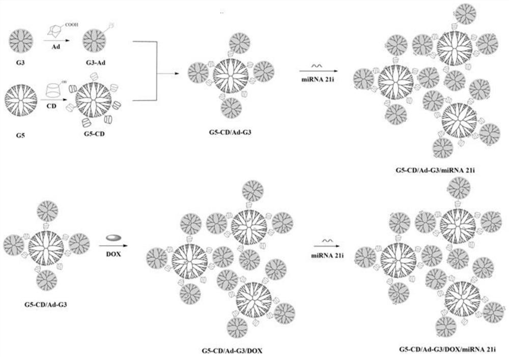 A drug-loaded delivery nano-platform and its preparation method and application