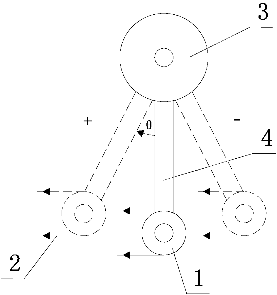 Constant-tension control method for diamond line cutting machine