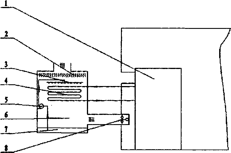 Evaporative condenser type novel air/water-cooled dehumidifier