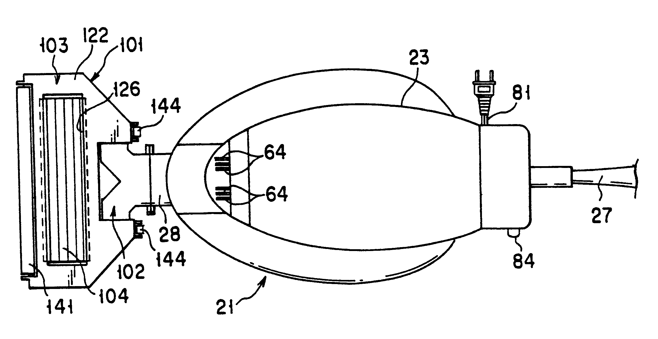 Suction port body for vacuum-cleaner and vacuum-cleaner having the same