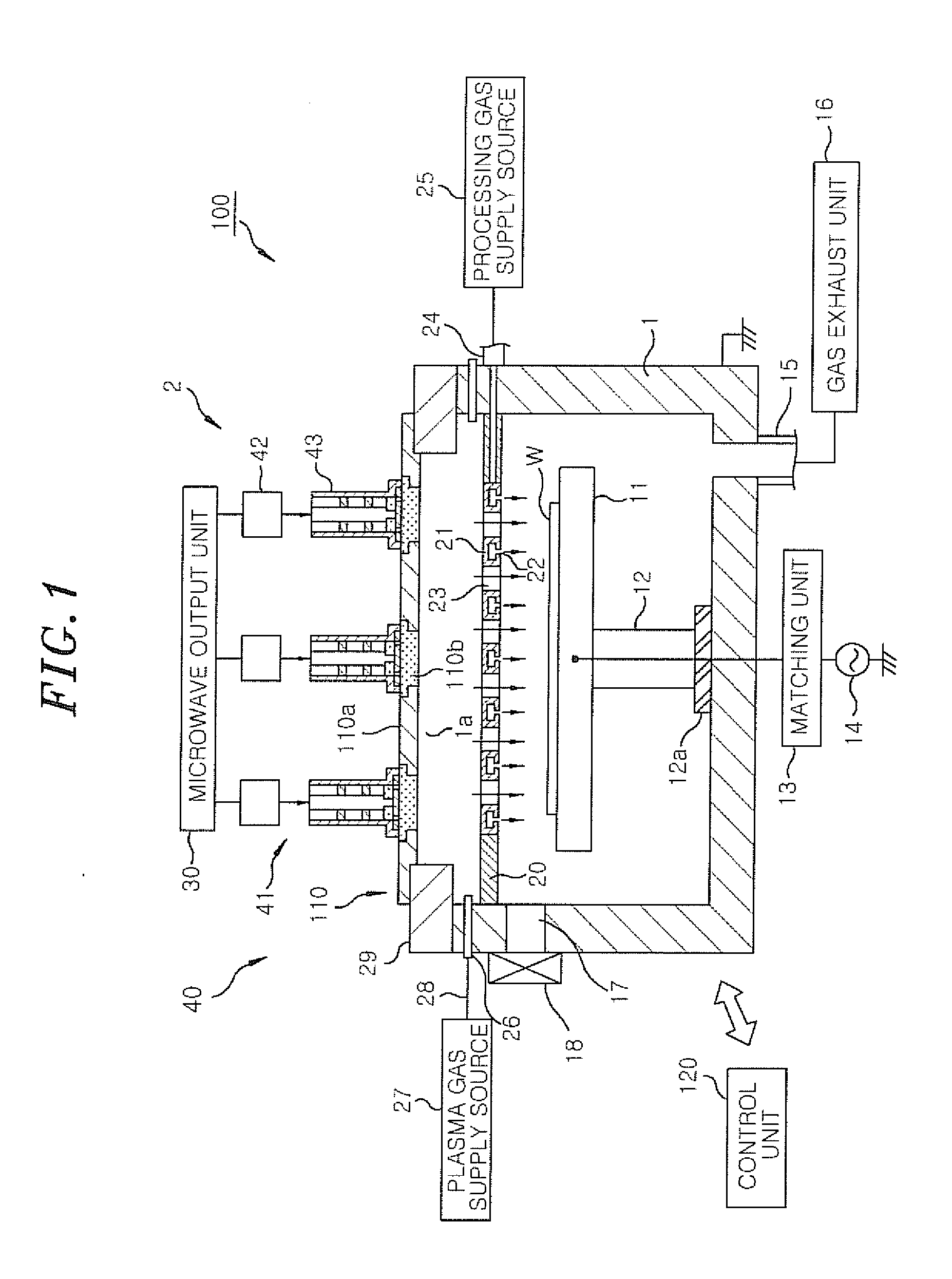 Microwave emission mechanism, microwave plasma source and surface wave plasma processing apparatus