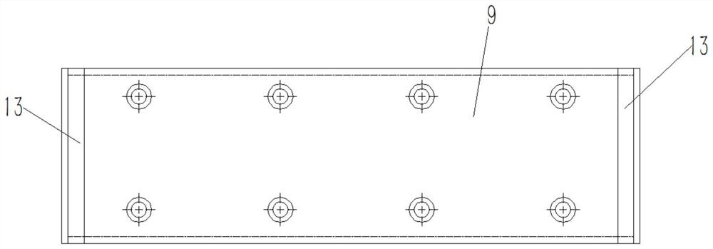 Wheel automatic derailment type vibration supporting table