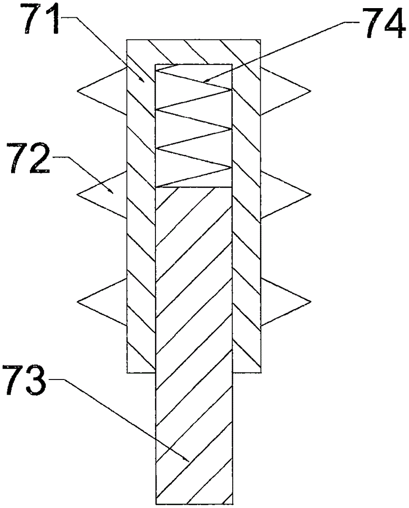 Powder coating mixing device