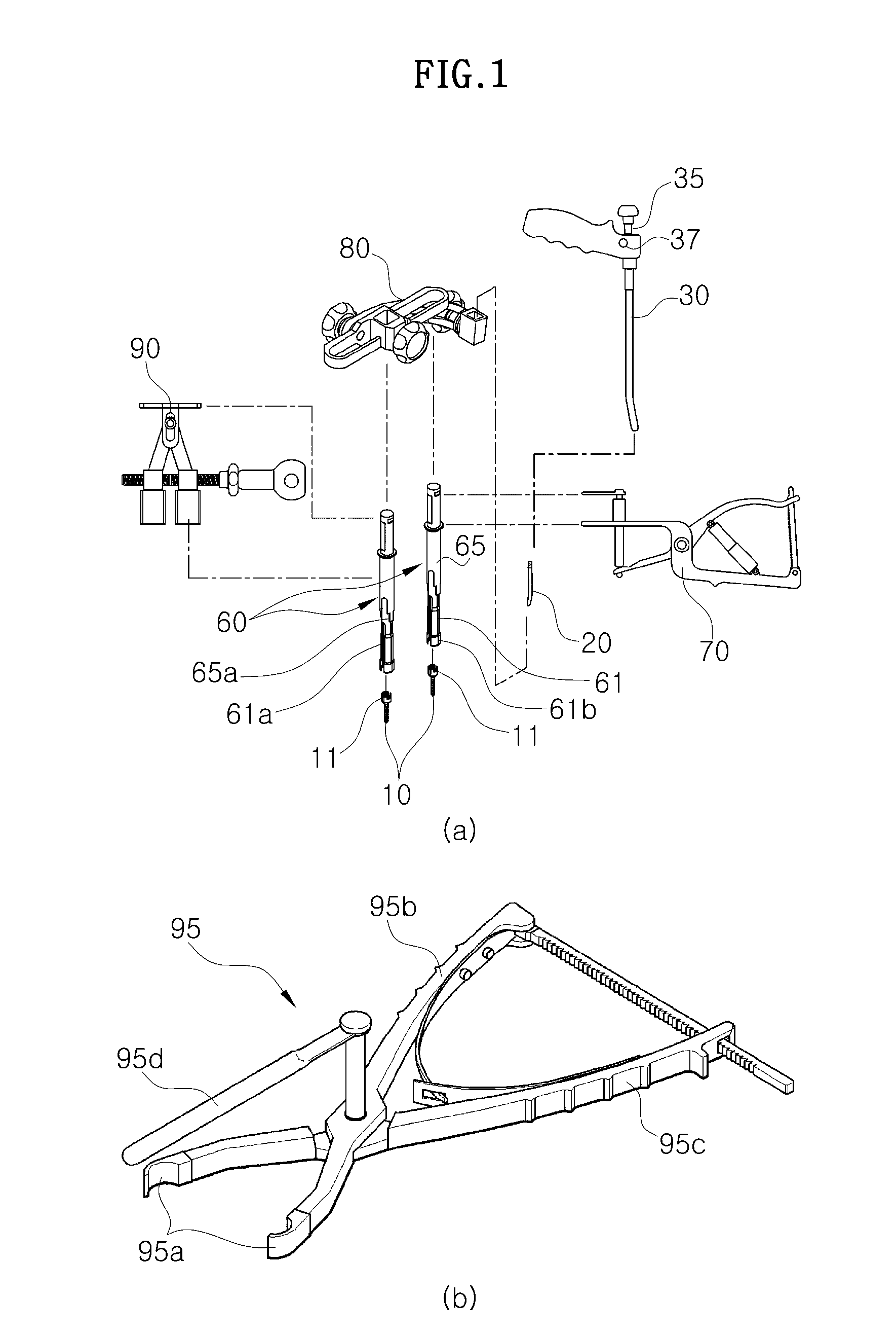 Working tower, rod inserter, rod reducer, and compression-distraction tool for minimally invasive surgery system