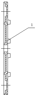 Energy-saving pre-twisted spacer made of composite materials