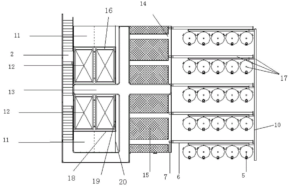 Processing method and equipment for softening hard water through electric flocculation