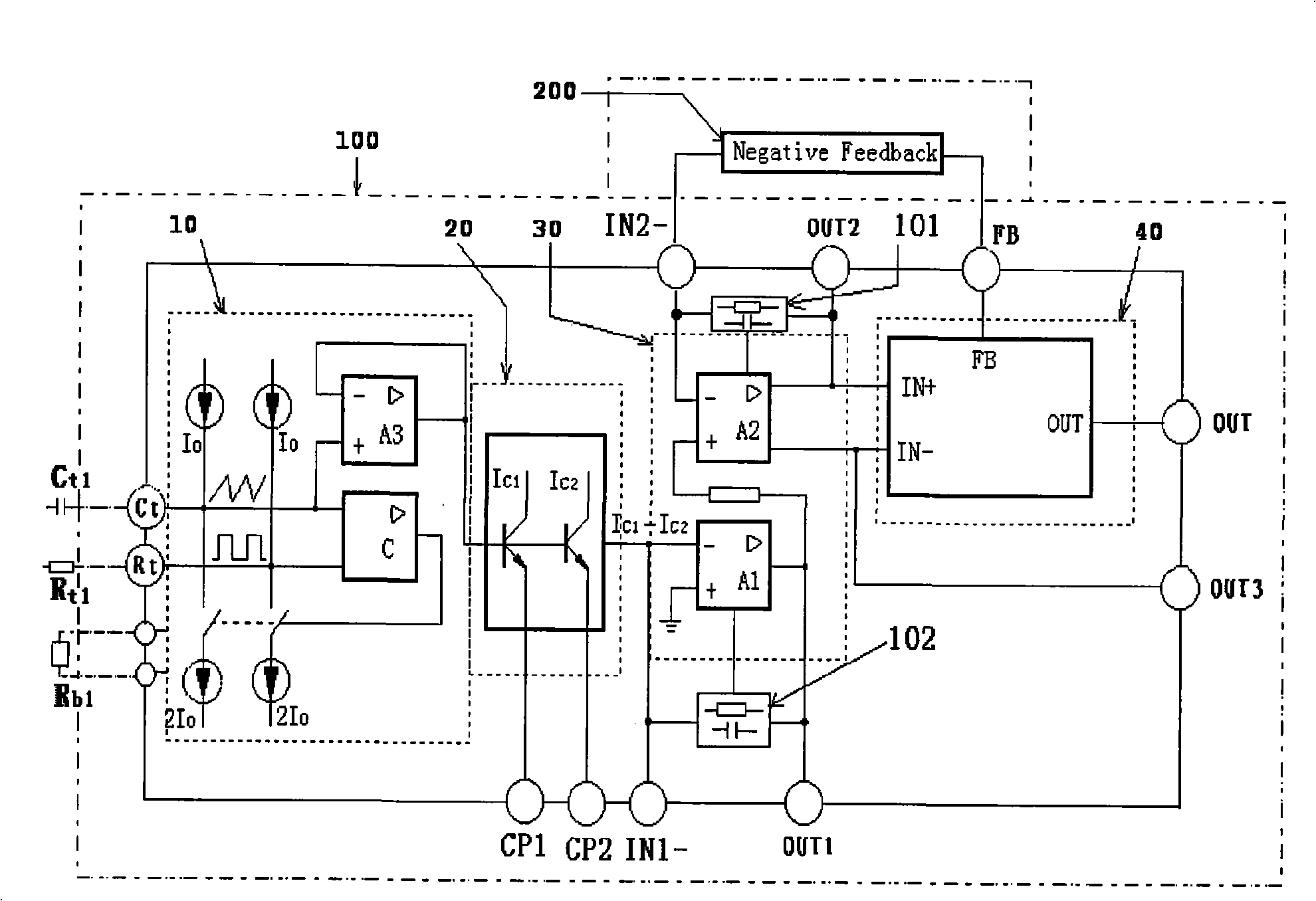 Rock quartz accelerometer servo-circuit