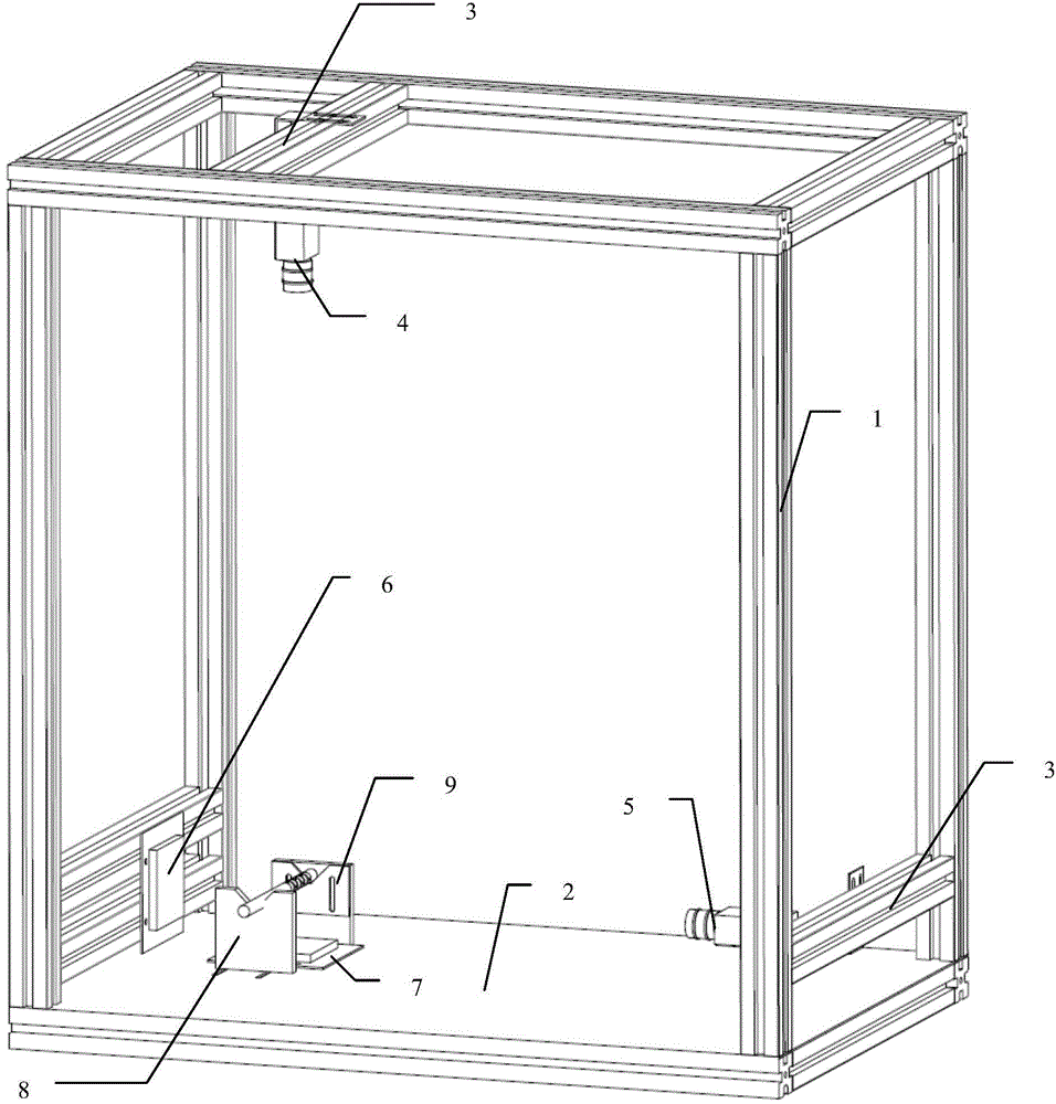 Vision measuring method of crankshaft crank eccentricity and device thereof