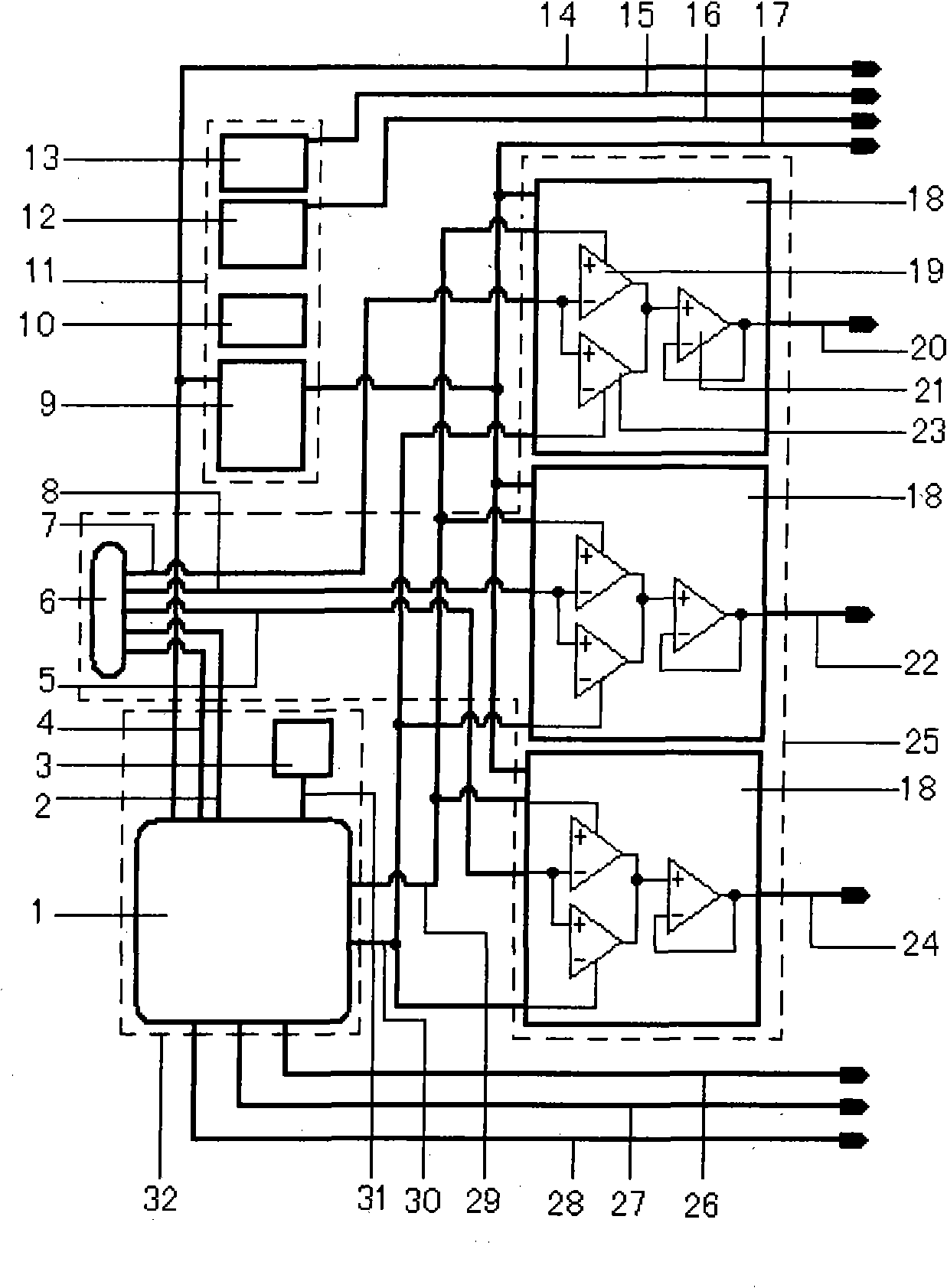 Driving circuit and its control method for simulating color near-eye LCD
