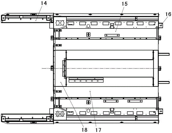 Lightweight and energy-saving windward type overhead passenger car air conditioner