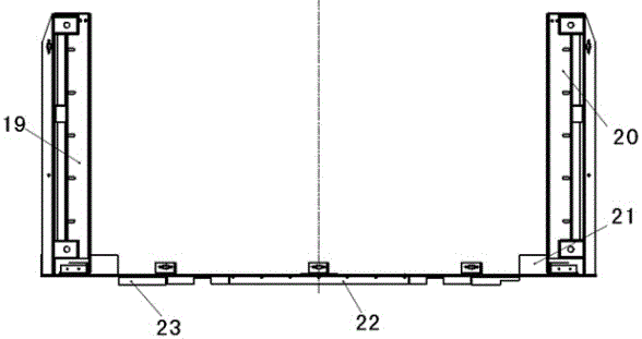 Lightweight and energy-saving windward type overhead passenger car air conditioner