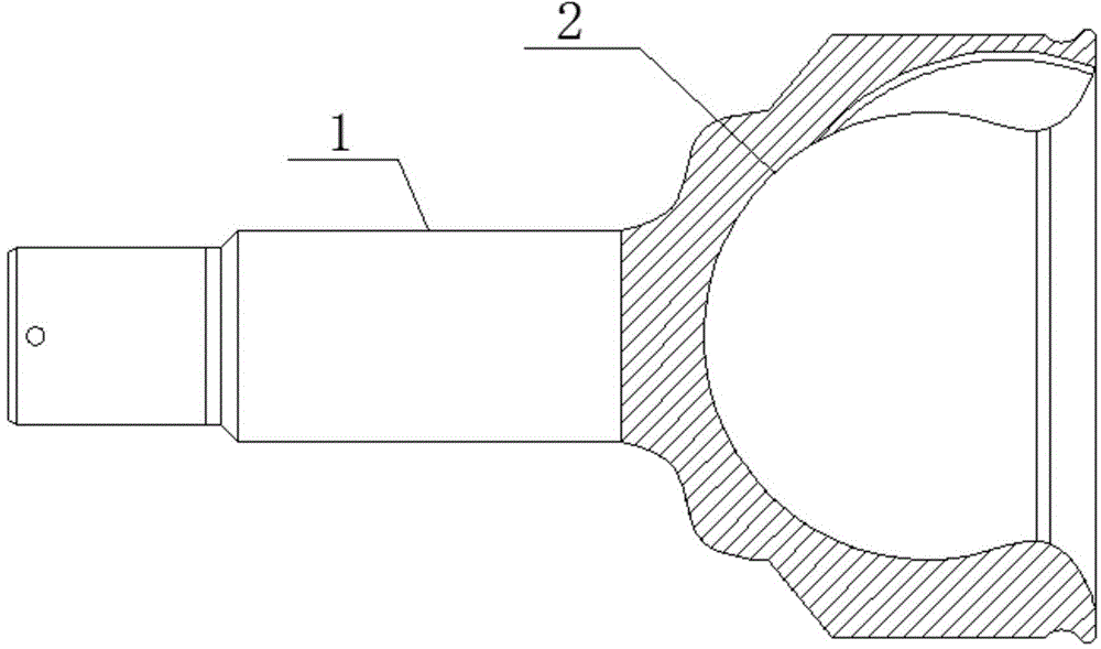 Heat treatment technology of automobile outer joint bell-shaped shell