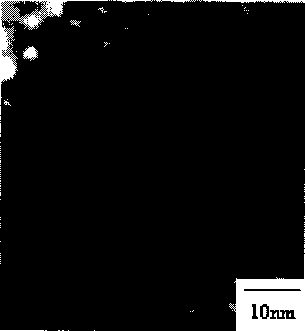 Organic nano paint of nano mesoporous silicon dioxide particle and its preparing method