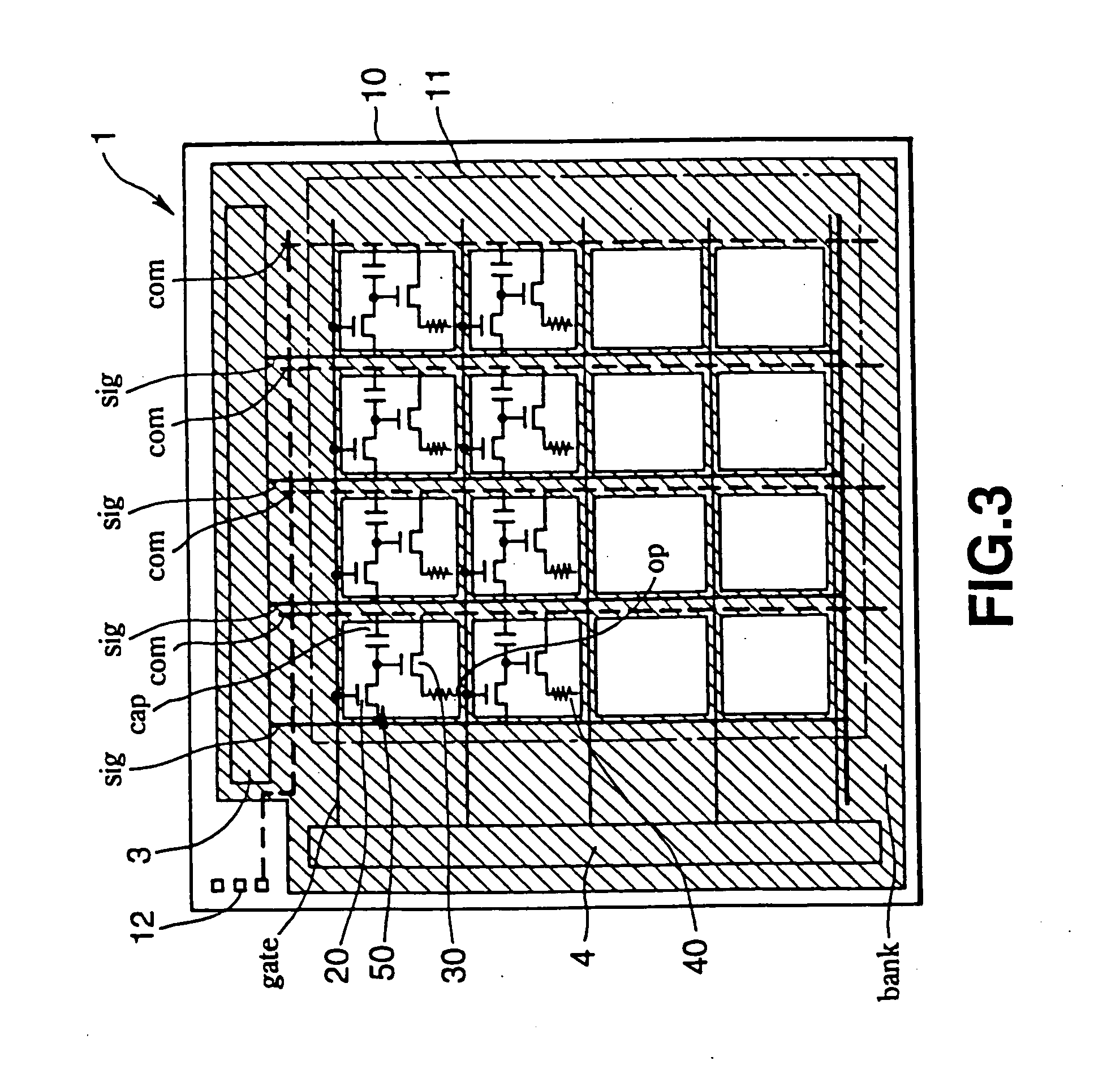 Method of forming thin film patterning substrate including formation of banks