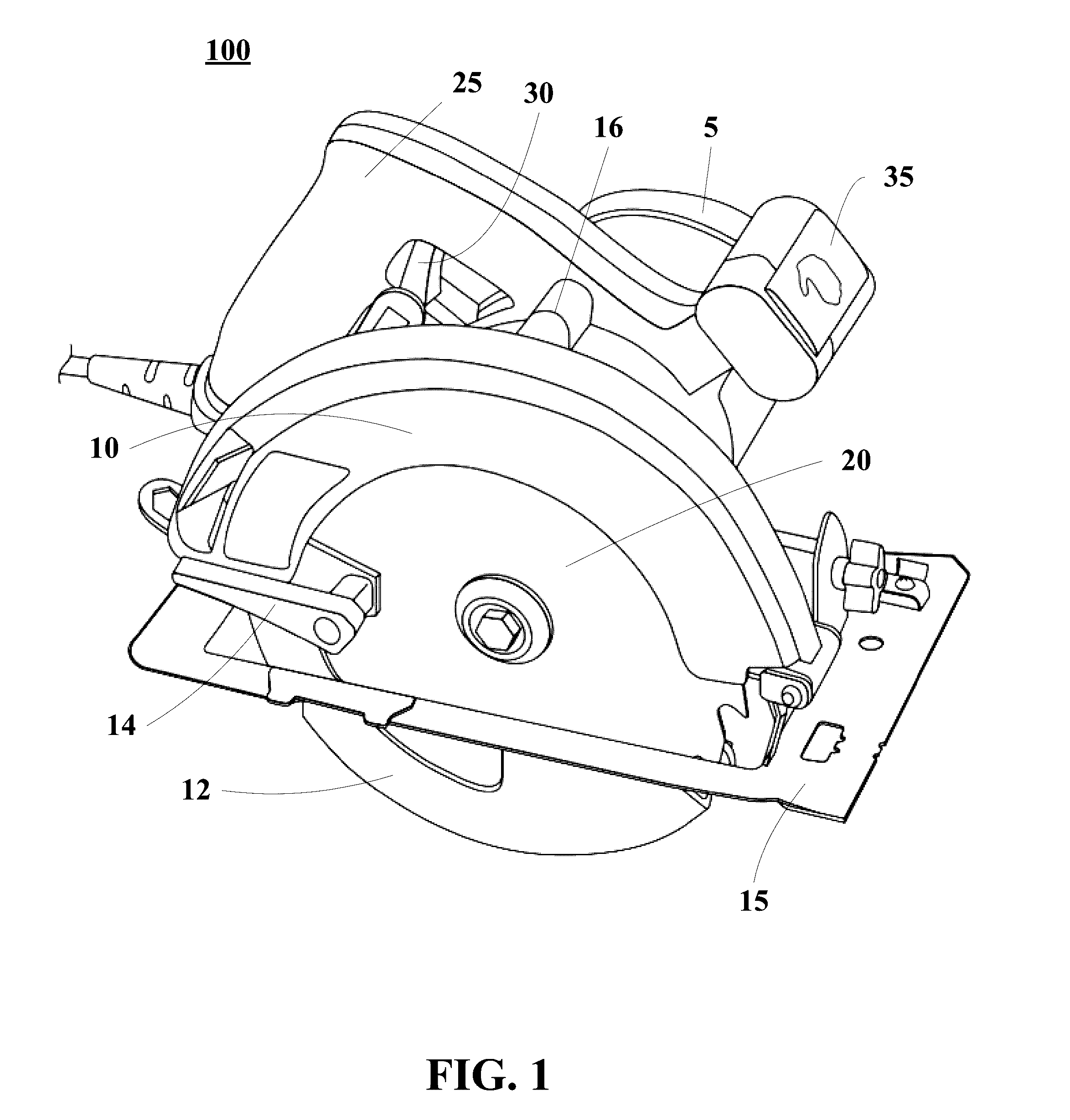 Dual actuation portable saw apparatus