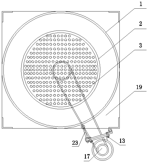 Centrifugal dezincification device used for hot galvanizing