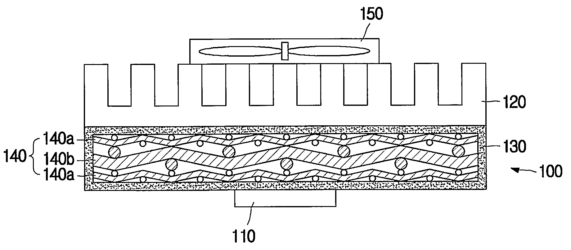 Flat plate heat transfer device