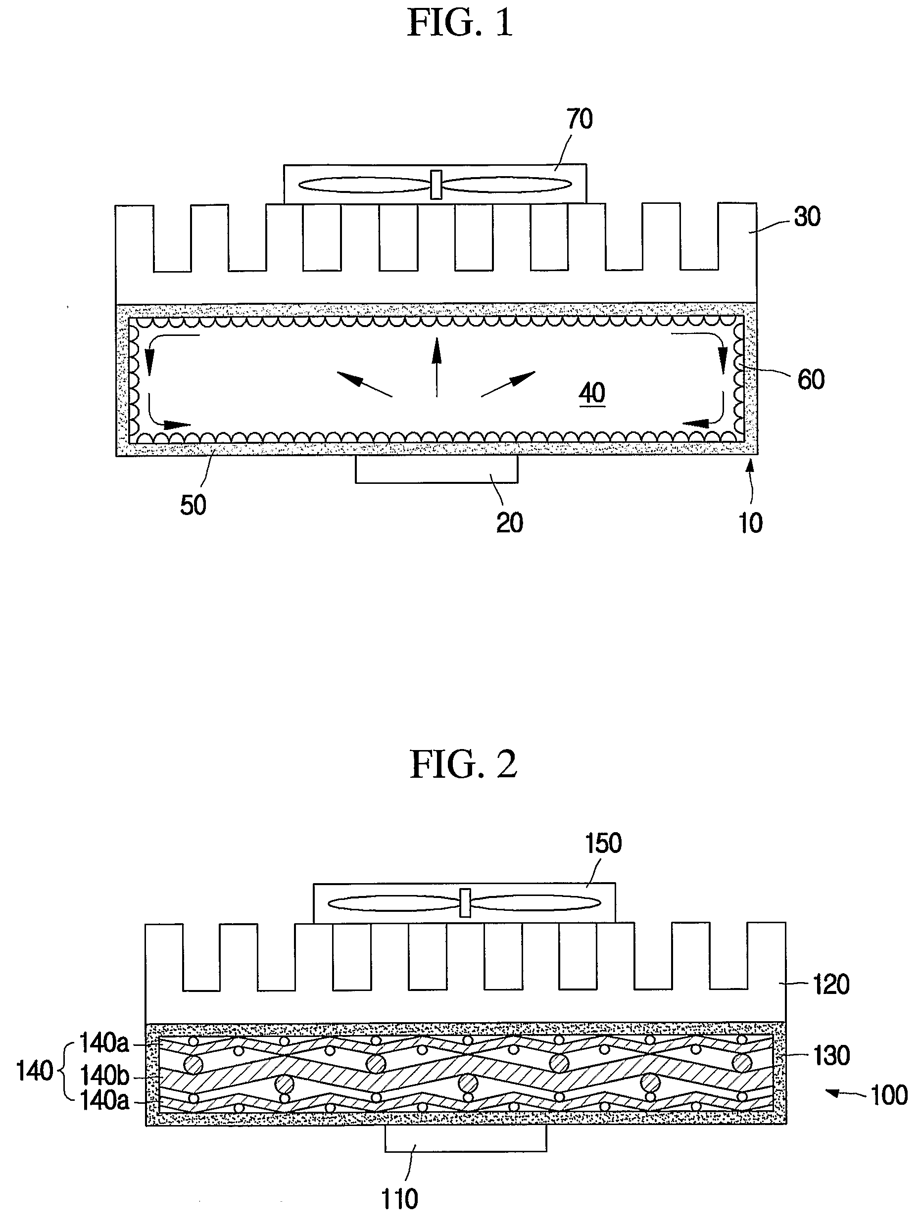 Flat plate heat transfer device