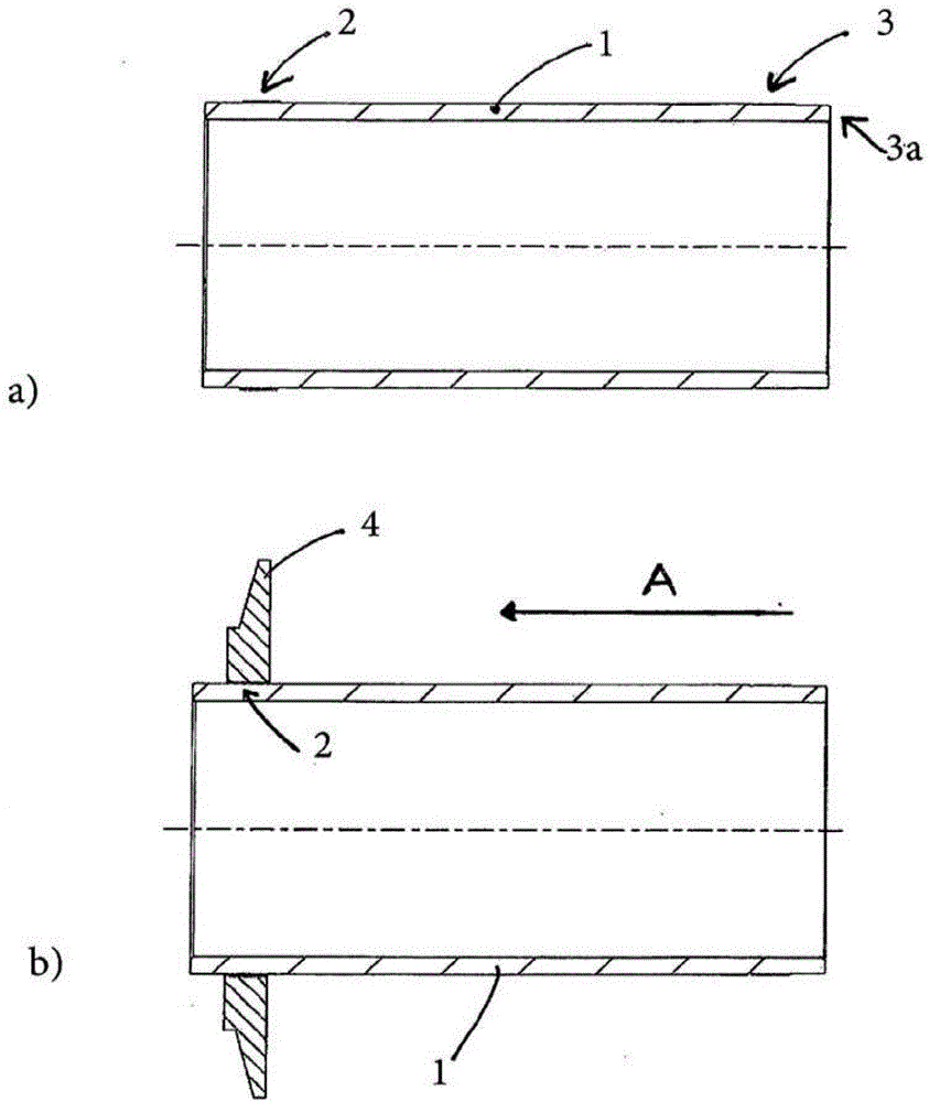 Rotor shaft with a laminated core