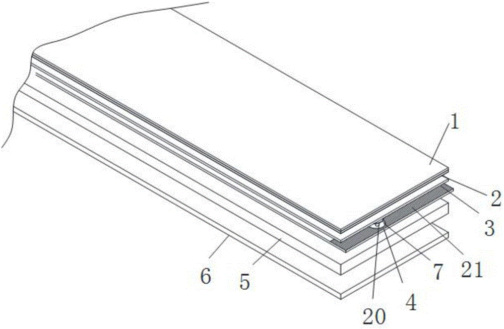 Preparation method of built-in carbon fiber electric-heating laminate flooring and wooden floor thereof