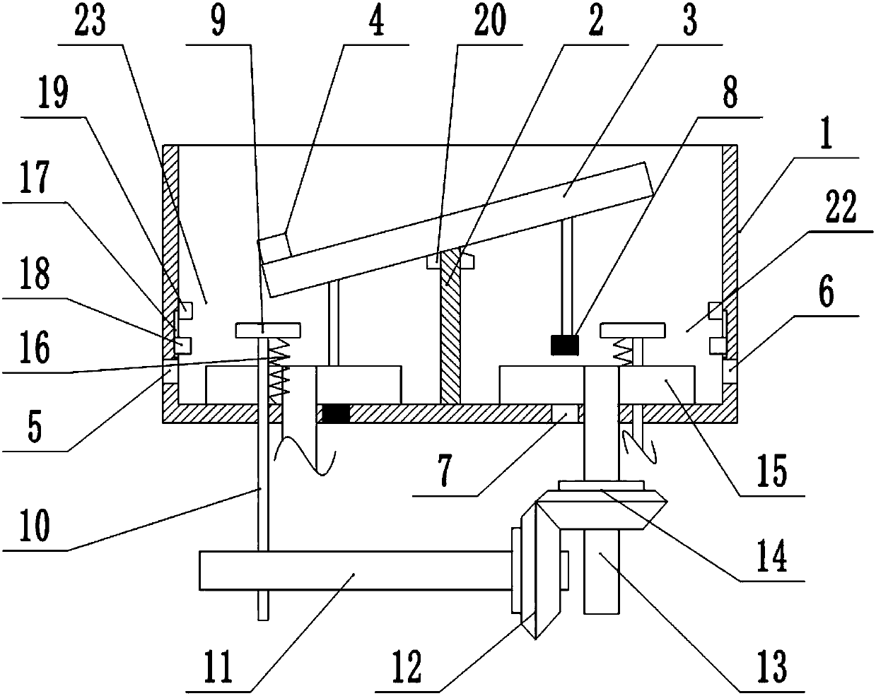 Vehicle circulating water cooling tower