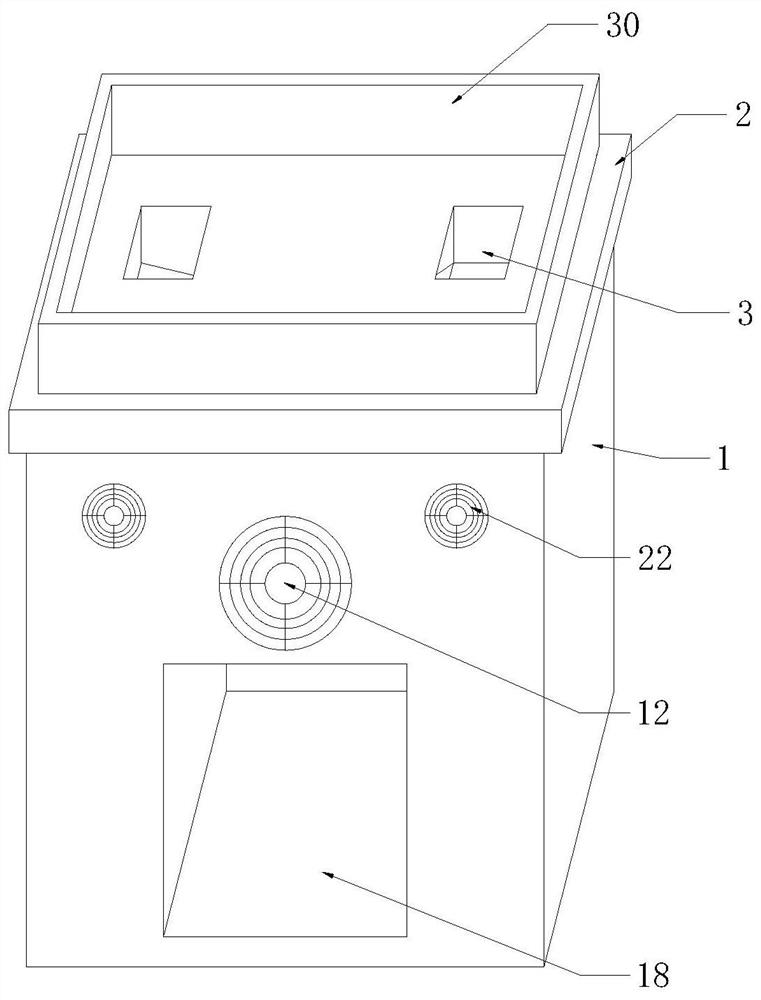 Kitchen waste cleaning device for central kitchen