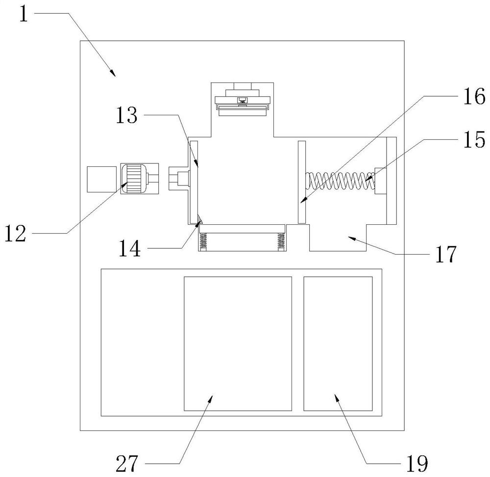 Kitchen waste cleaning device for central kitchen