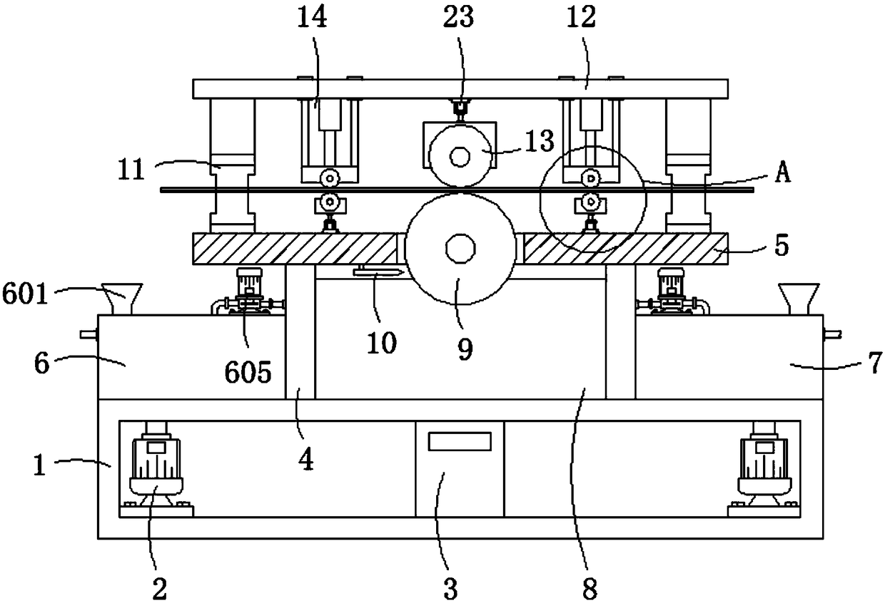 Novel cloth coating device