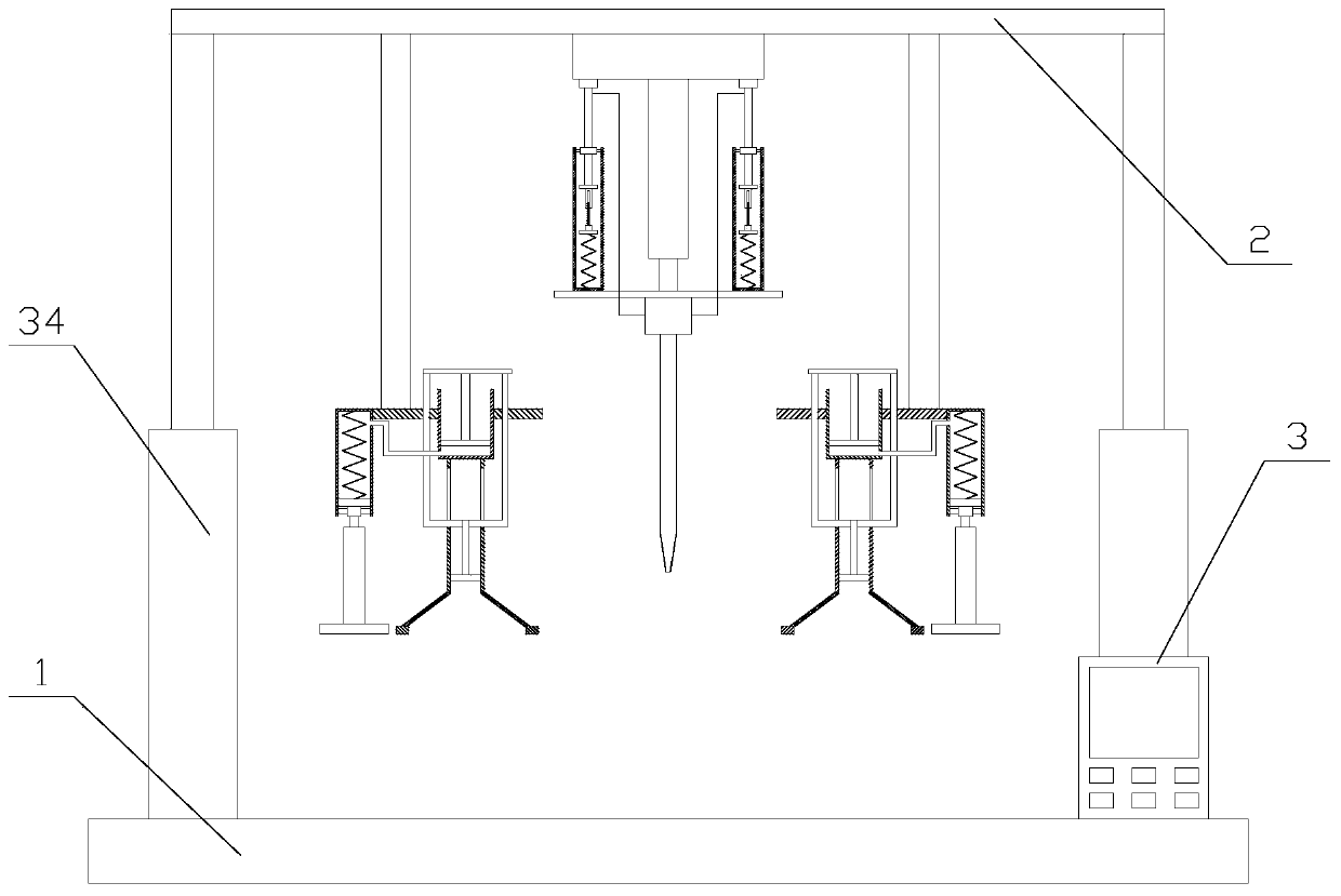 Numerical control machine tool with automatic control and fastening functions