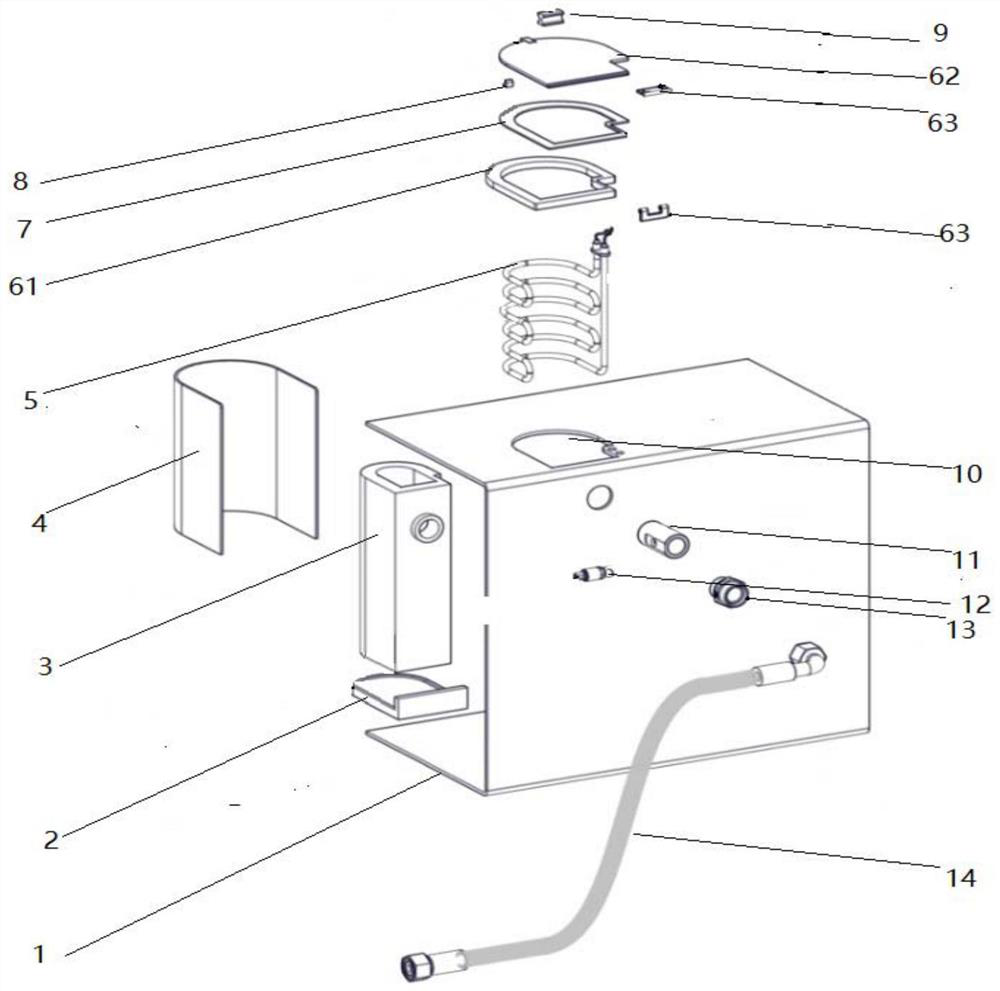 Drive axle cooling oil return filter device