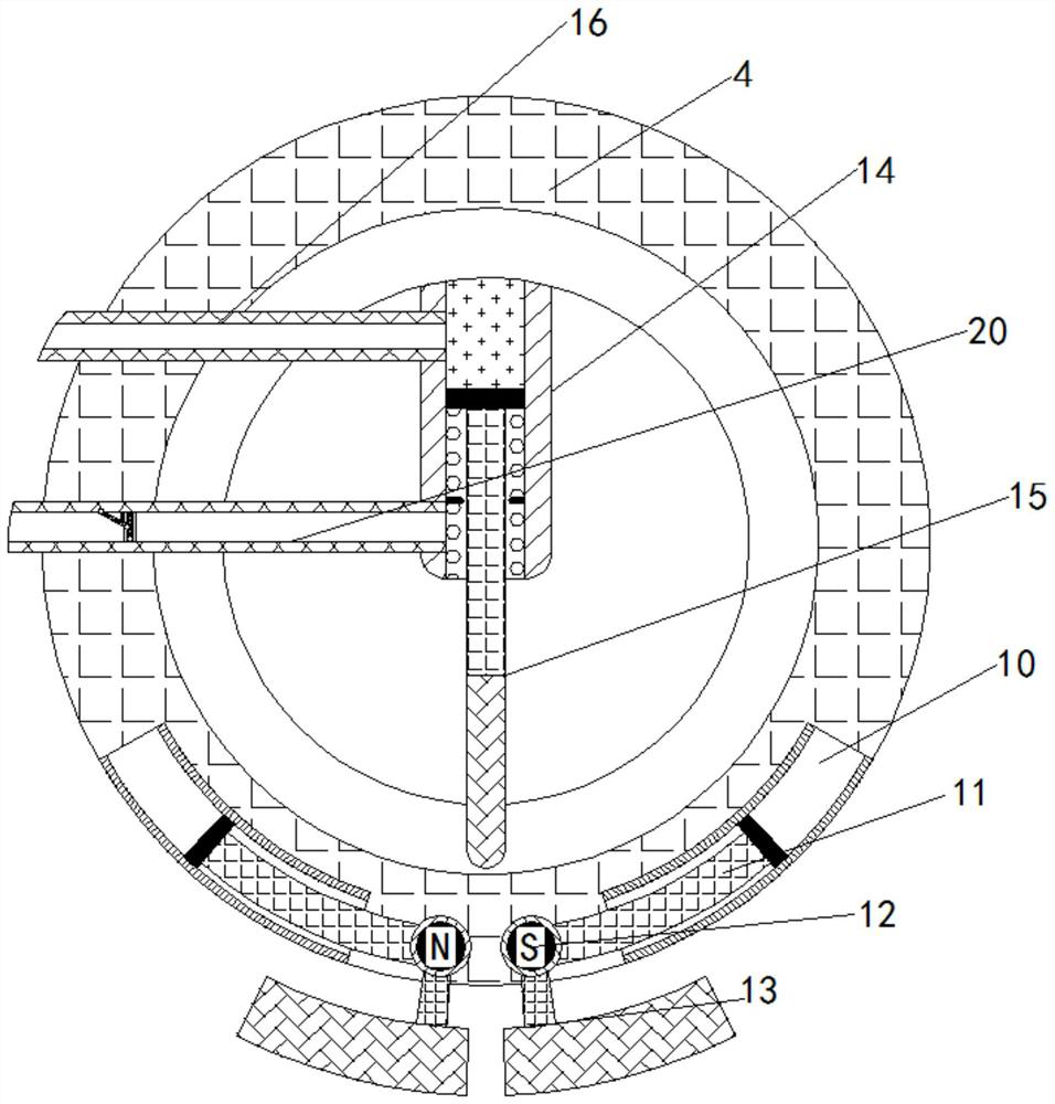 Device for preventing corners from upwarping during low-temperature forming for hollow plate