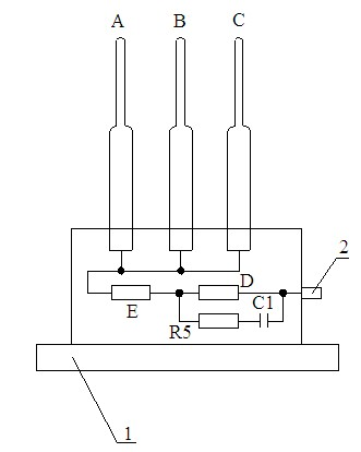 Overvoltage protection device and preparation method thereof