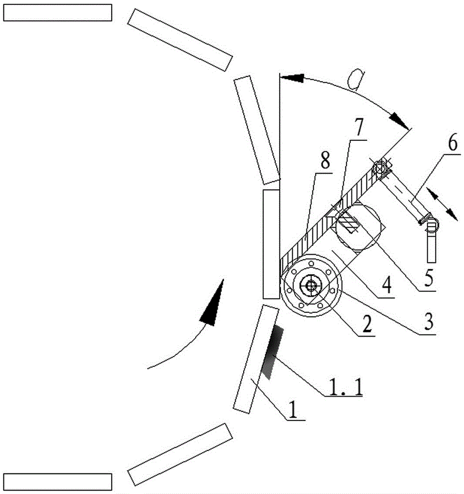 Follow-up scraping mechanism for removing adhesion objects on anode plates