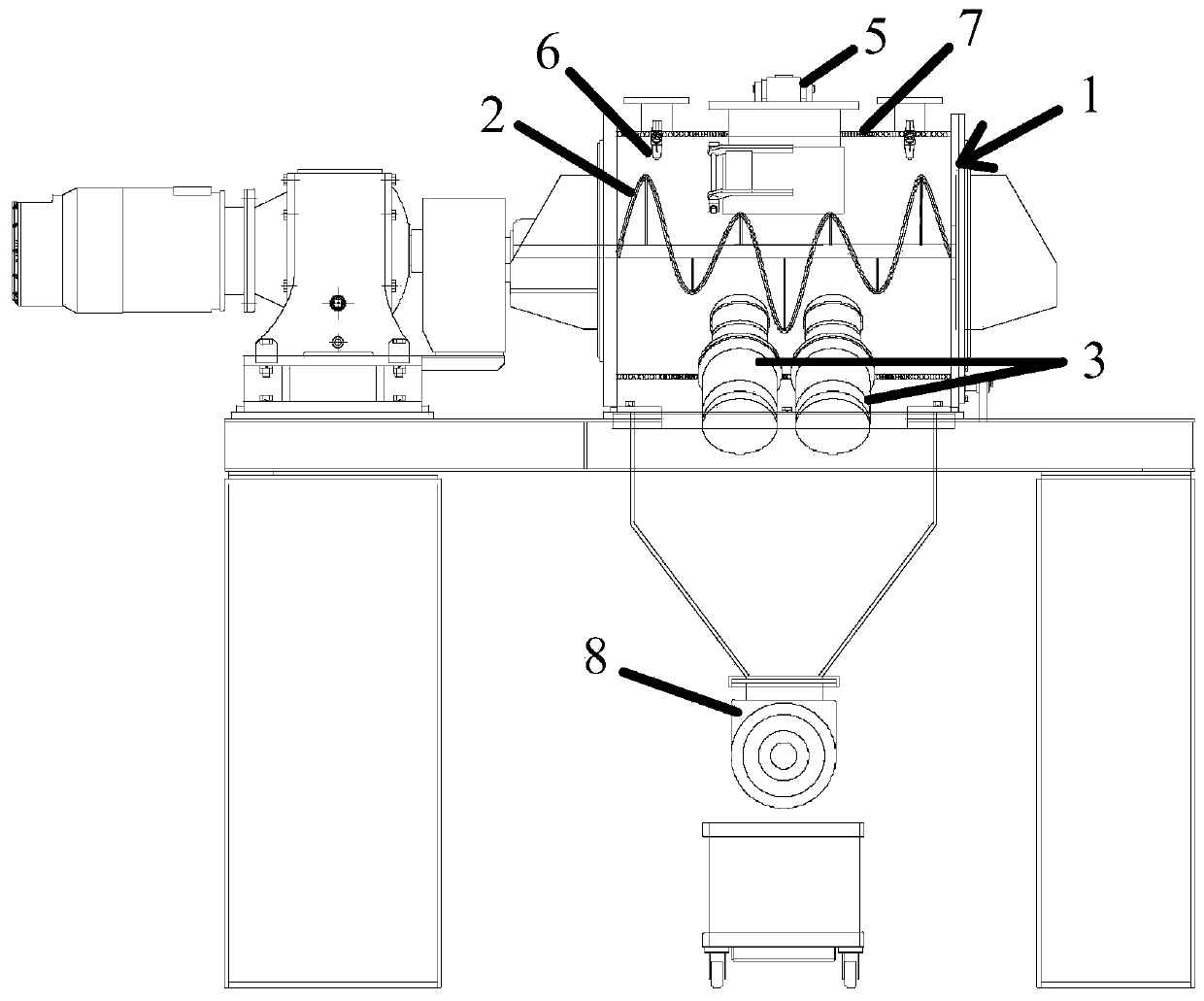 Frictional material and preparation method and purpose thereof