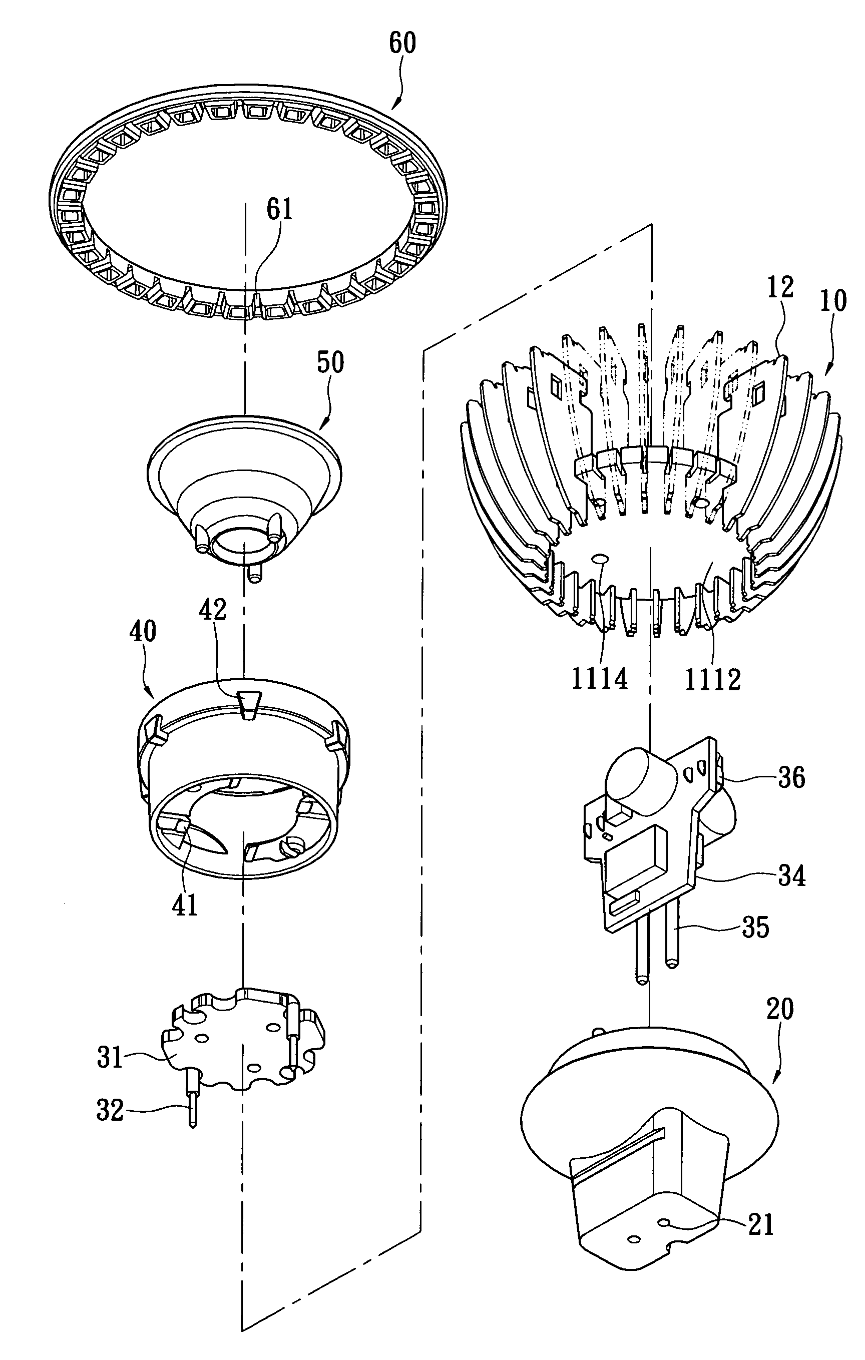 Light emitting diode lamp