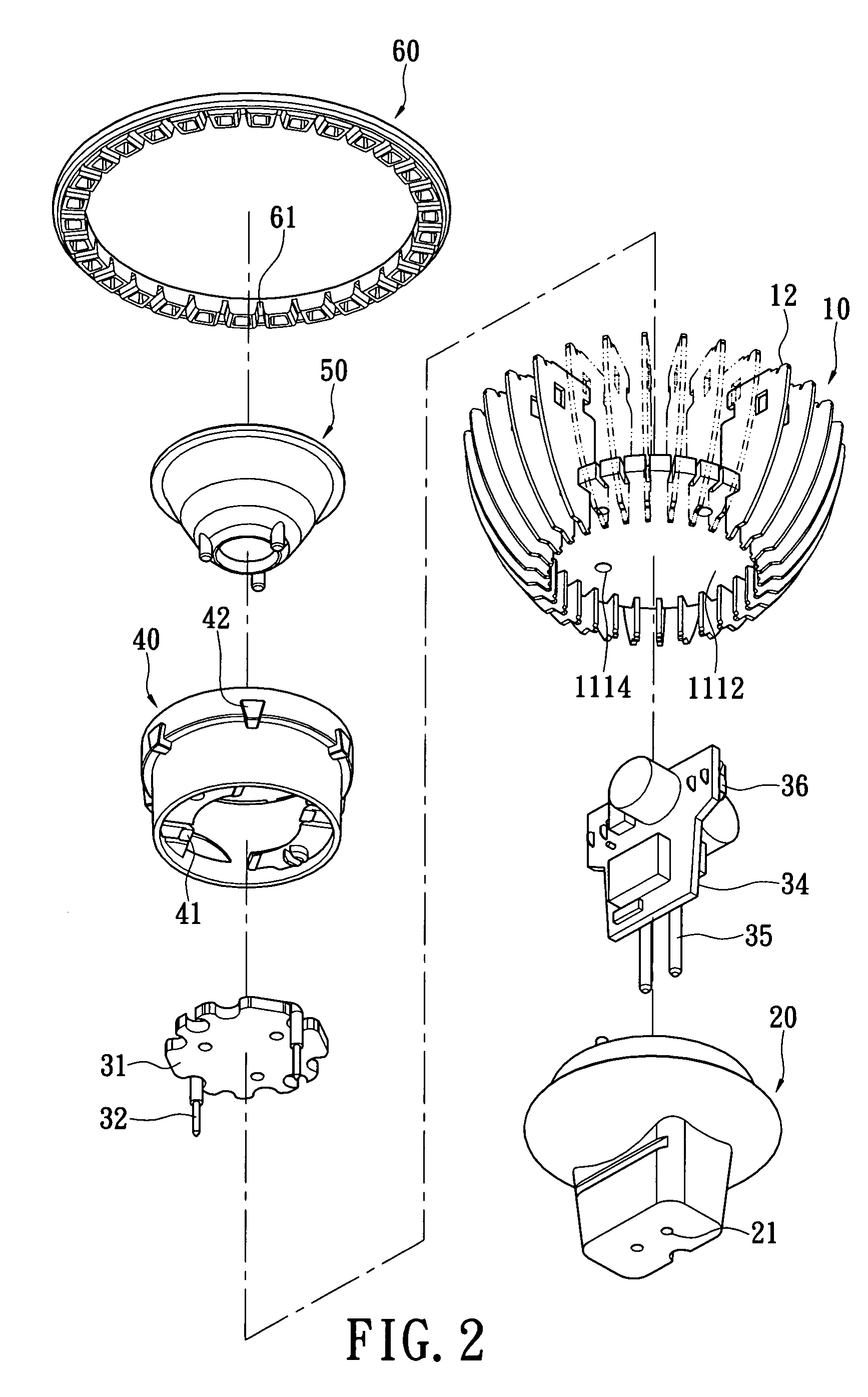 Light emitting diode lamp