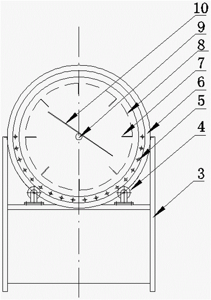 Baking apparatus and baking process for oolong tea