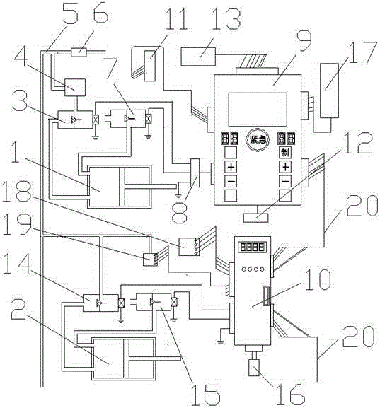 Method and device for closed-loop regulation and control of brake pressure of train