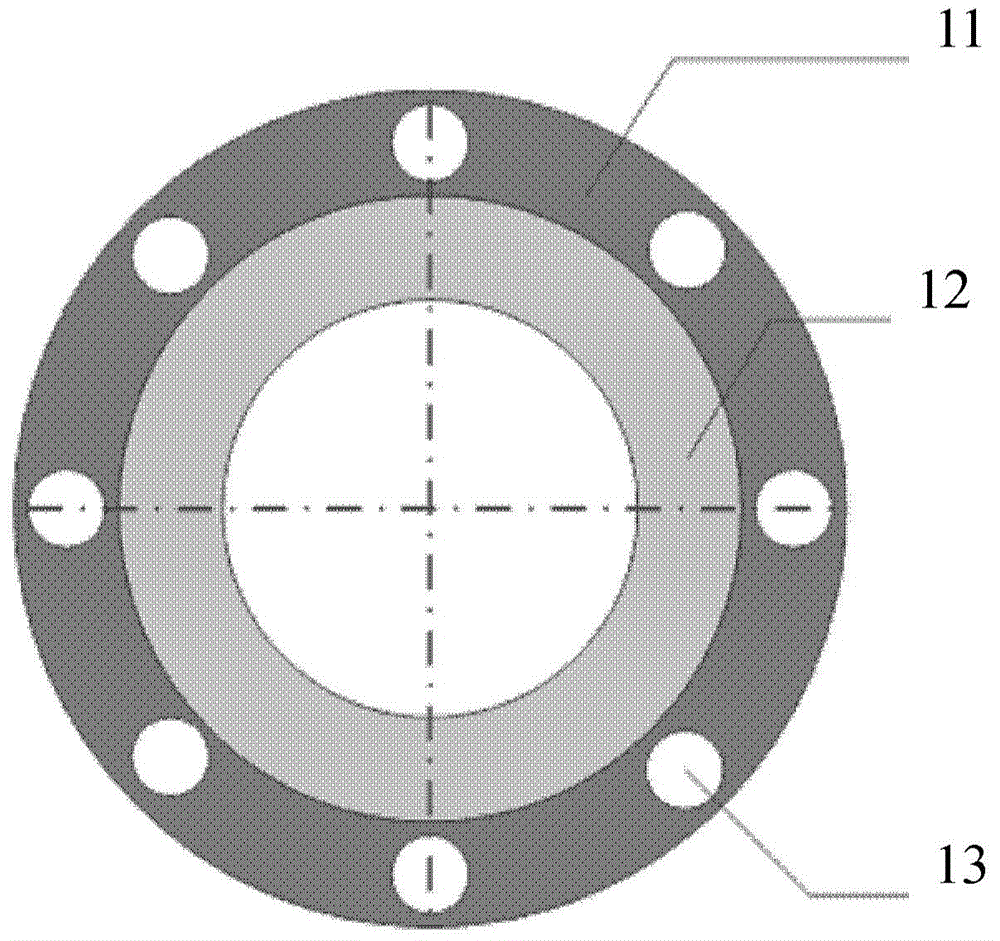 Material-distributing device for refuse pyrolysis gasification furnace