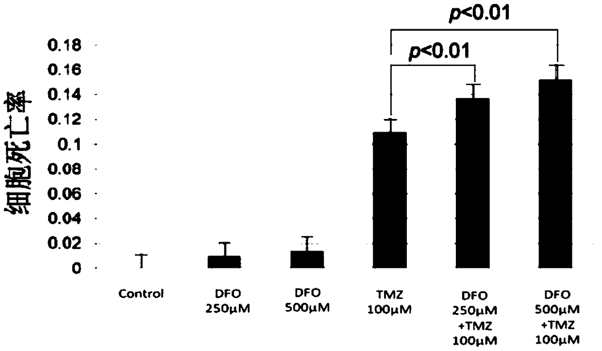 Application of deferoxamine to preparation of medicine for preventing and/or treating tumor