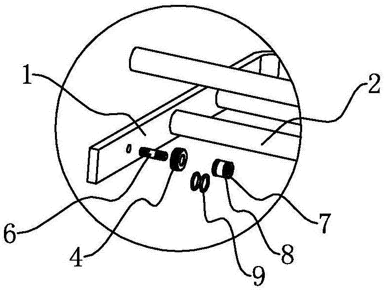 Round pipe towel rack