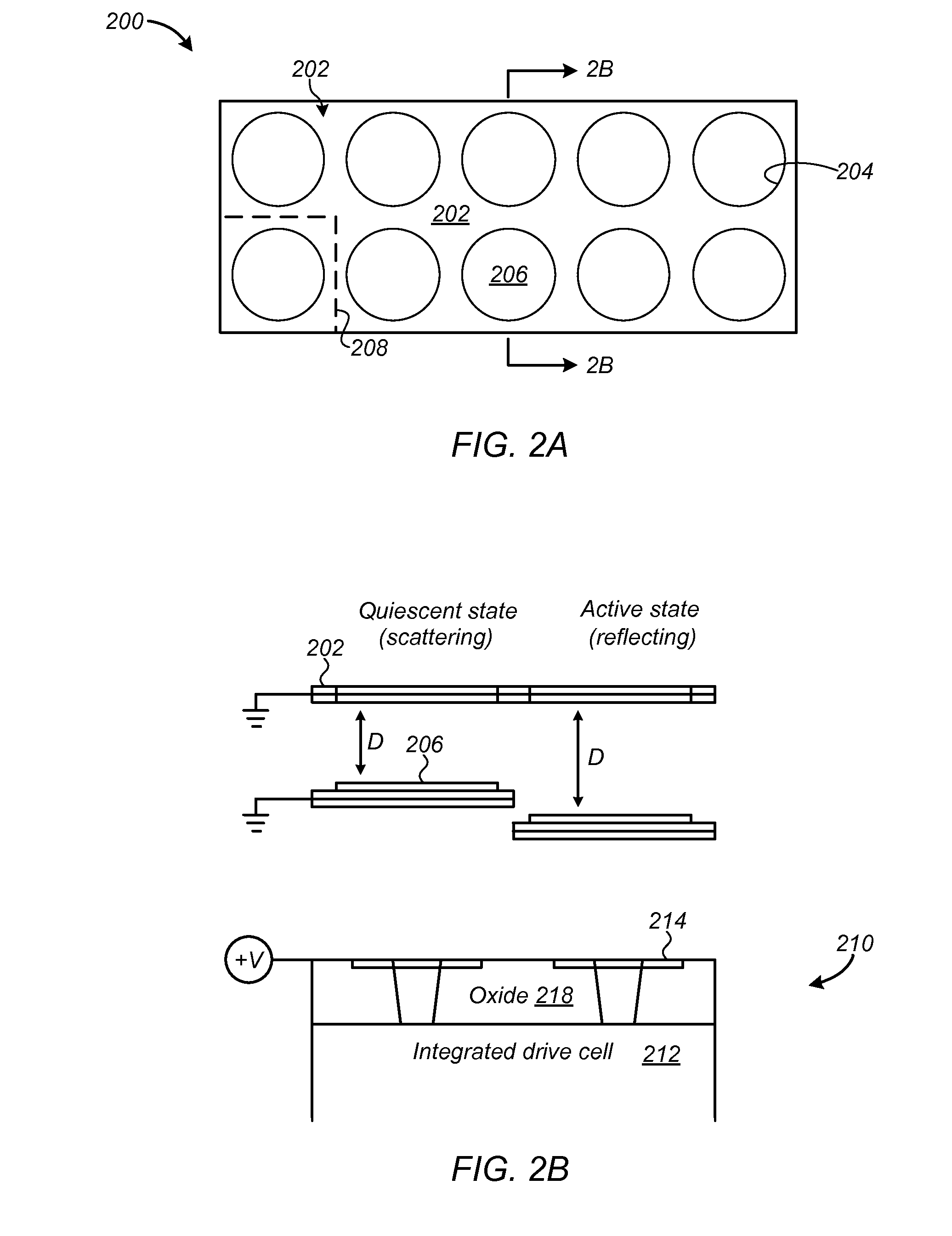 High power handling optical spatial light modulator